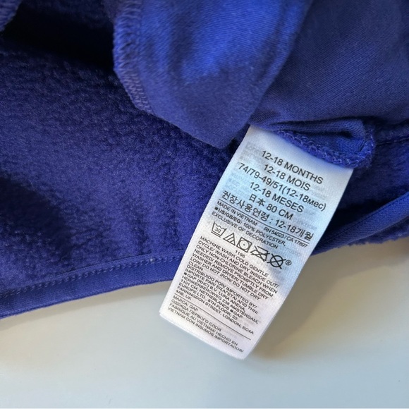 NWOT Gap Toddler Arctic Fleece Mockneck Pullover, Size 12-18 Months - Picture 9 of 9